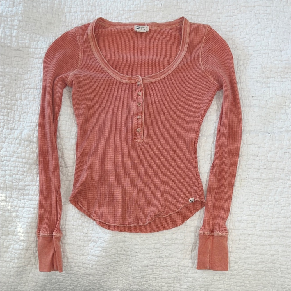 Billabong Coral Long Sleeve Henley Top